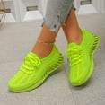 thumbnail image 2 of Lace Up Mesh Walking Shoes for Women Lightweight Non Slip Wide Width Athletic Casual Workout Sneakers, 2 of 6
