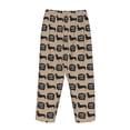 thumbnail image 5 of Xecao Dachshund Dog Woof Women's Straight Lounge Pajama Pants: The Epitome of Relaxed Sleepwear, 5 of 9