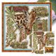 thumbnail image 1 of (D603) Hilo Algodón Ecológico Bordado No Manchú 14CT 2 Hebras Impresión 41*41cm Kit Serie Punto Cruz Jirafa Africana (borde Gancho), 1 of 9