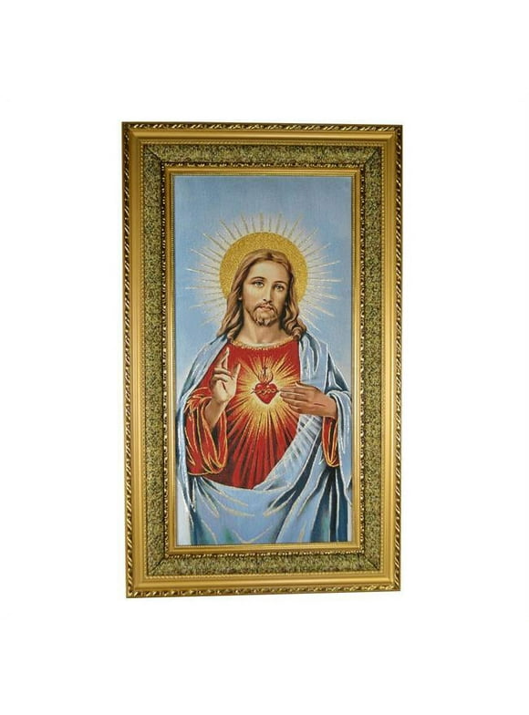 Three Star Import & Export  23 x 39 in. Sacred Heart of Jesus Figures