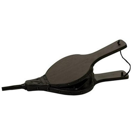 15312 19 In Large Dark Wood Finish Fireplace Bellows With Black