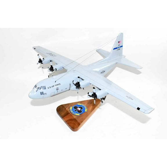 Lockheed Martin® C-130E, 62d Airlift Squadron Blue Barons Mahogany 1/74 (21") Scale Model