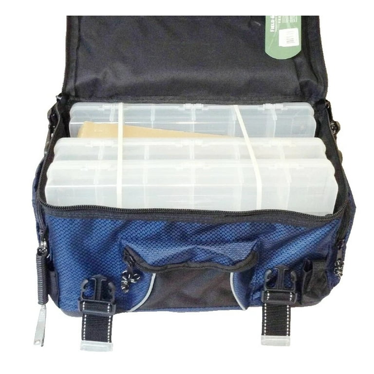 Field & Stream Angler Fishing Tackle Lures Bag with 3-3700 Utility Storage Boxes Field & Stream Angler Fishing Tackle Lures Bag with 3-3700 Utility Storage Boxes