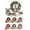 02# Angel, variant on 3D Fabric Poke Wreath DIY Kit – Multiple Designs Available, No-Sew Christmas Wreath Craft Kit, Beginner-Friendly Fabric Art Kit for Door Decor Gift,Santa