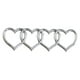 thumbnail image 4 of Etiqueta de la cola del maletero del coche, insignia, accesorios de decoración, calcomanía de repuesto Plata, 4 of 9