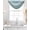 ERROR: #N/A, variant on Colorful Stripe Sheer Waterfall Valance Curtains for Window, Modern Teal Blue Green Vertical Striped Rod Pocket Sheer Topper Swag Curtains for Living Room, Kitchen 38.5"W x 47.2"L, 1 Panel