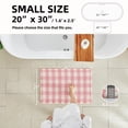 thumbnail image 2 of Alfombra de baño TYUU Waffle, antideslizante, lavable, absorbente, 30 x 50 cm, rosa, 2 of 9