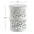 thumbnail image 4 of Safavieh Granda Round Top Ceramic Garden Stool, White, 4 of 8