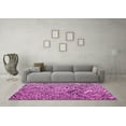 thumbnail image 3 of Ahgly Company Indoor Square Abstract Pink Modern Area Rugs, 5' Square, 3 of 4