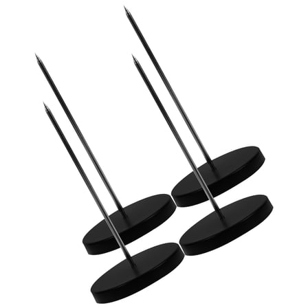 Raindrops Stainless Steel Paper Menu Holder with Safety Cover for Office Use and Home 4 Pieces