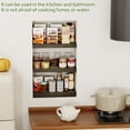 thumbnail image 4 of 6-Pack 33x16" Wire Rack Covers – Imitation Wood, Easy Install for Pantry, Kitchen & Closet (Dark Wood), 4 of 8