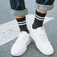 thumbnail image 4 of Mens Cotton Socks 5 Pack, Calf Socks for Men, Ankle Socks Boots Socks, 4 of 7