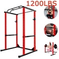 thumbnail image 2 of 45.6"×44.3"×81.5" Squat Rack Power Cage, 1200LB All-in-One Squat Rack,  Adjustable Squat Rack with J-Hooks for Fitness Workouts, 2 of 9