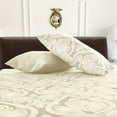 thumbnail image 3 of Lux Decor Collection Draps de Lit - Ensemble de 4 Pcs Draps Simple TG - Draps en Microfibre Brossée 1800 Fils, 3 of 5