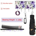 thumbnail image 5 of PhooArto Key Holder for Wall Decorative with 5 Key Hooks, Bell Flowers Purple Pattern Holders Wall Mount Organizer with Mail Key Rack, Self Adhesive, 5 of 7