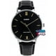 thumbnail image 2 of Reloj pulsera Casio MTP-VT01 con correa de cuero color negro - bisel plateado, 2 of 8