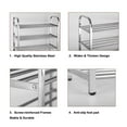 thumbnail image 4 of Space Saving 4 Shelf Home Organizer Storage Rack For 12-16 Pairs Of Shoe Racks, 4 of 8
