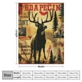 thumbnail image 4 of ARISTURING  Camo Blanket Funny Fuzzy Blanket Deer Hunting Stuff American Flag Blankets Deer Blanket Duck Throw Blanket Warm Couch Blanket for Men, 4 of 6
