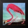 thumbnail image 2 of Grey, Jace 15x15 Black Modern Framed Museum Art Print Titled - Flamingo, 2 of 5