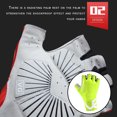 thumbnail image 4 of Worallymy Ciclismo Mitten Medio dedo Golpe acolchado Guante Antideslizante Portátil Montar sin dedos Guantes de bicicleta a prueba de golpes Amarillo L Worallymy JD735810120, 4 of 7