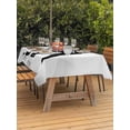 thumbnail image 2 of Outdoor Tablecloth with Umbrella Hole and Zipper, Hockey Rectangle Table Cloth 60x84 Inch Waterproof Tablecloth, Modern Funny Minimalist Sports Geometric Picnic Table Cover for Patio Camping, 2 of 7