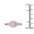 thumbnail image 4 of 1/3Ct TDW Diamond 10K Rose Gold Halo Engagement Ring, 4 of 4