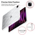 thumbnail image 2 of Clear Case for iPad Pro 11" 2022 2021 2020 2018/Air 4th Gen 10.9" 2020/Air 5th Gen 10.9" 2022, Luxury Slim Fit TPU Back Protective Shock-Absorption Corner Protection Lightweight Soft Cover, Blue, 2 of 6