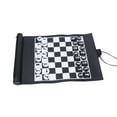 thumbnail image 1 of Juego de ajedrez Juegos de mesa de viaje portátiles Juego de ajedrez enrollable de cuero PU para niños y adultos YUNYI BRAND Deportes, 1 of 8