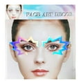 thumbnail image 1 of Xihbxyly Pegatinas Faciales Coloridas, Calcomanías Autoadhesivas de Belleza, Tatuajes con Brillantina Fáciles de Despegar y Pegar, Decoraciones Reutilizables para Ojos, Perfectas para Fiestas, Festiv, 1 of 2