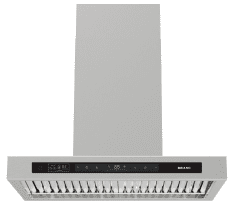 BRANO  36"  Wall Mount Range Hood, 1000 CFM DC Motor Stainless Steel Kitchen Vent Hood with Touch, Gesture & Voice Control, LED Lighting, Dishwasher-Safe Baffle Filters