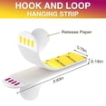 thumbnail image 2 of Picture Hanging Strips Heavy Duty XL 20 Pairs/40Strips, Damage Free Hangers, Removable Adhesive Hook and Loop Wall Strips, Frame Stickers No Nails for Home Decor Posters, 2 of 3