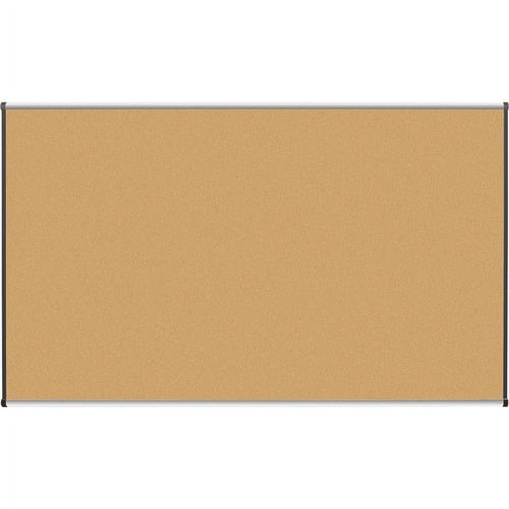 Lorell, LLR60646, Satin Finish Trim Natural Cork Board, 1 Each