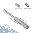 thumbnail image 2 of Unique Bargains 3mm Shank 6mm Cutting Dia Double Cut Cylinder Tungsten Carbide Rotary Files, 2 of 5