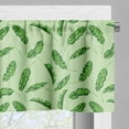 thumbnail image 5 of Ambesonne Jungle Valance & Curtain, Oceanic Climate Palms, 55"x30", Fern and Pale Green, 5 of 6