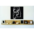 thumbnail image 1 of Wall Design Pieces Alabama Wild Life Deer Buck Hunter Bathroom 18x18", 1 of 1