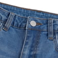 thumbnail image 6 of FEDPOP Baggy Jeans for Girls Wide Leg Ripped High Elastic Waisted Denim Pants Cute Summer Trousers Y2K Streetwear 7-14Y, 6 of 7