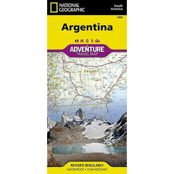 National Geographic Adventure Map Argentina Map, Book 3400, (Paperback)