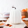 thumbnail image 7 of 8 Inch Large Artificial Pumpkins Decor Foam Fake Decorative Pumpkins for Halloween Autumn Harvest Home Decorations, 7 of 7