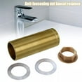Faucet Fixed Foot Screw Cold Hot Water Brass Pipe Nuts Tap Repair Nut
