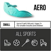 SISU Aero Small Mouthguard, Charcoal Black - Custom Fit - For Team Sports