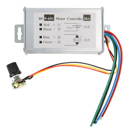 

2024 Motor Speed Controller Switch Potentiometer Control PWM Variable Speed 20A 9V12V24V48V60V