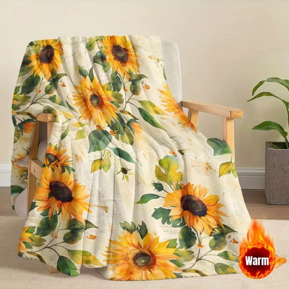 Sunflower Element Blanket