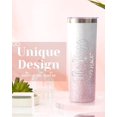 thumbnail image 3 of Theater Gifts, Broadway Musical Gifts for Women Actors, Musicians on World Theatre Day, 20oz Insulated Stainless Steel Tumbler - Happy Place, 3 of 7