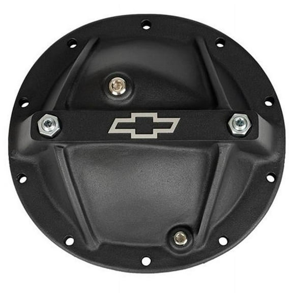Bowtie Differential Cover 8.5 GM 10 Bolt, Black Crinkle