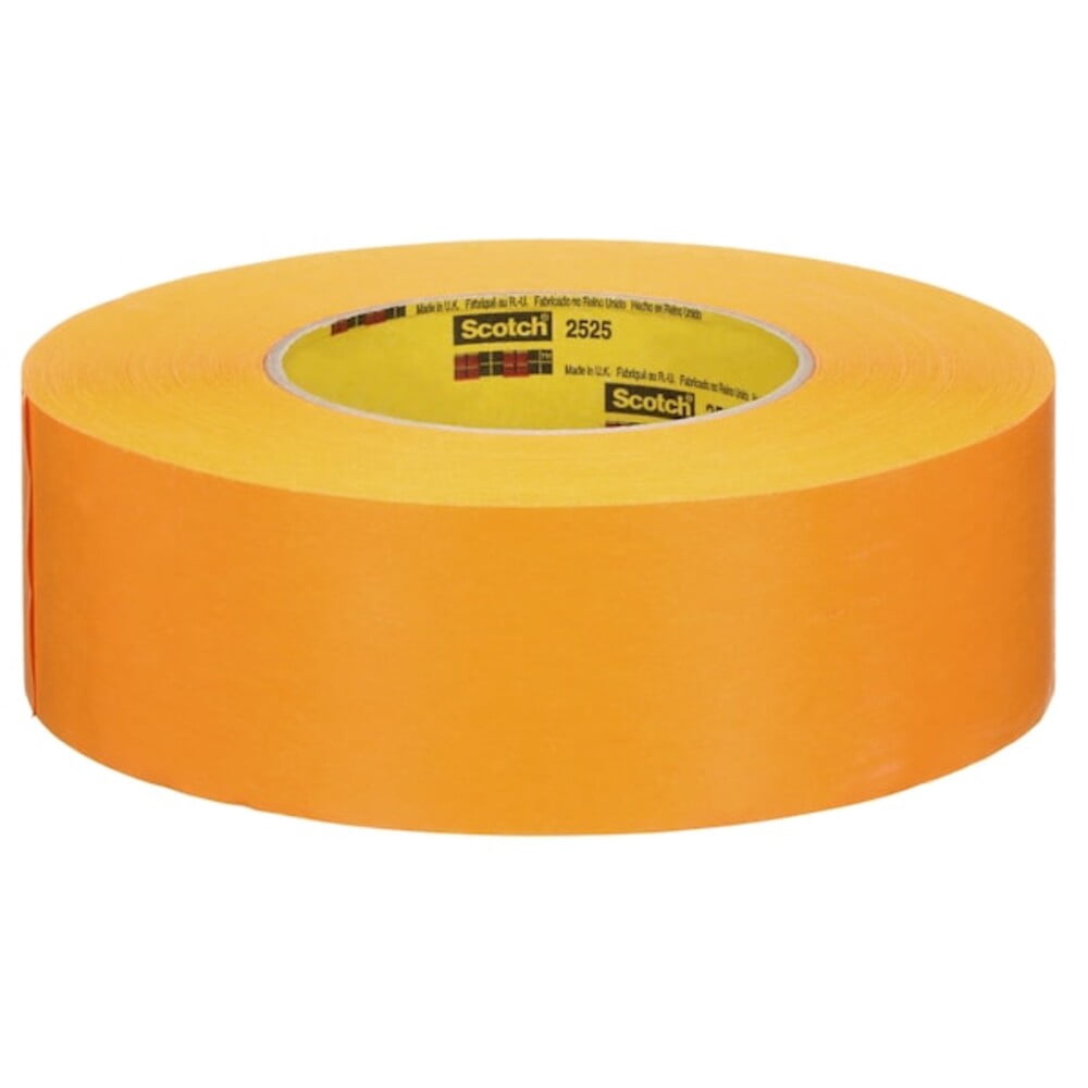 3m Masking Tape,1 7/8" W,60yd L,Orange,PK24 55563