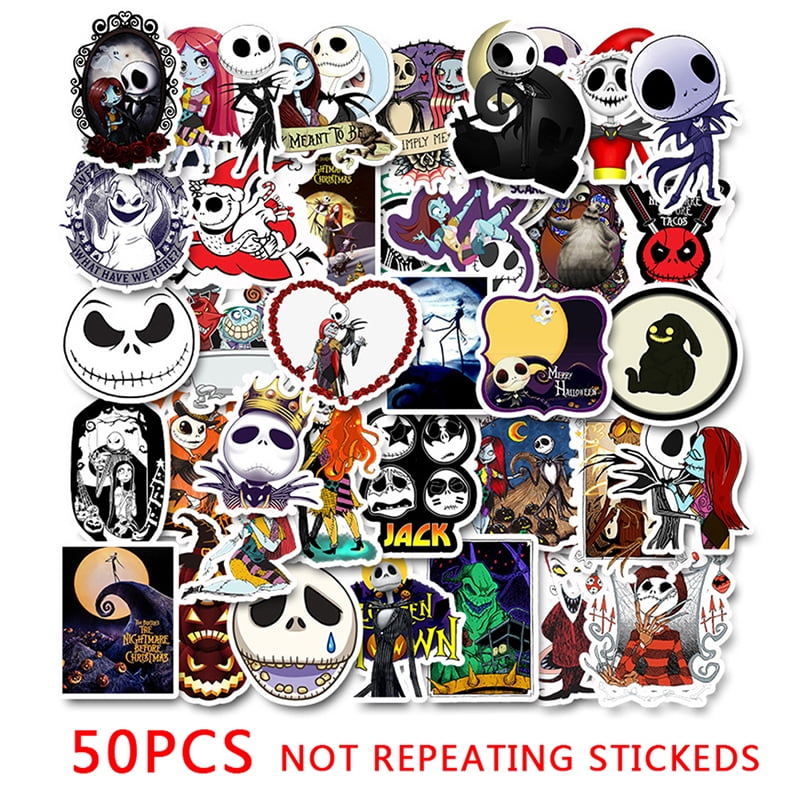 50PCS/Set Mixed Waterproof Retro Cartoon Graffiti Popular Sticker Pack For Lapto