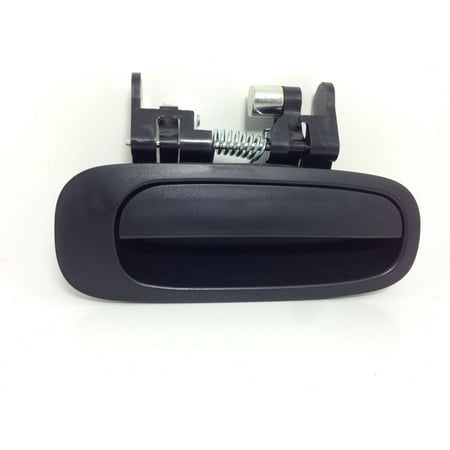 Right Rear Outside Door Handle - New 98-02 Corolla Prizm Black Outside Outer Exterior Rear Right Door Handles