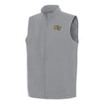thumbnail image 2 of Men's Antigua Gray Georgia Tech Yellow Jackets Regard Full-Zip Vest, 2 of 3