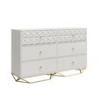thumbnail image 1 of Commode à 6 tiroirs Blair de Cosmoliving, blanche, 1 of 8