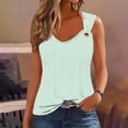 thumbnail image 4 of Camisetas Casuales para las Mujeres Camisola sin Mangas Impresa de Ajuste Suelto para el Hogar Y el Uso Diario, 4 of 5